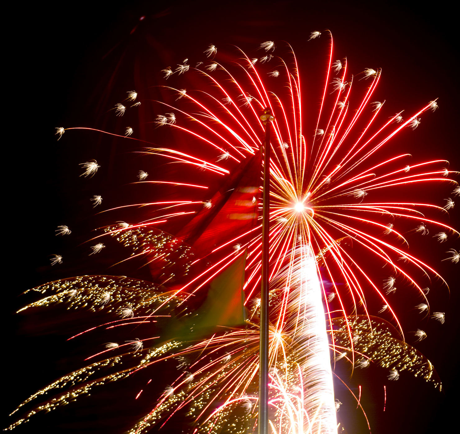 Rockets’ red glare
